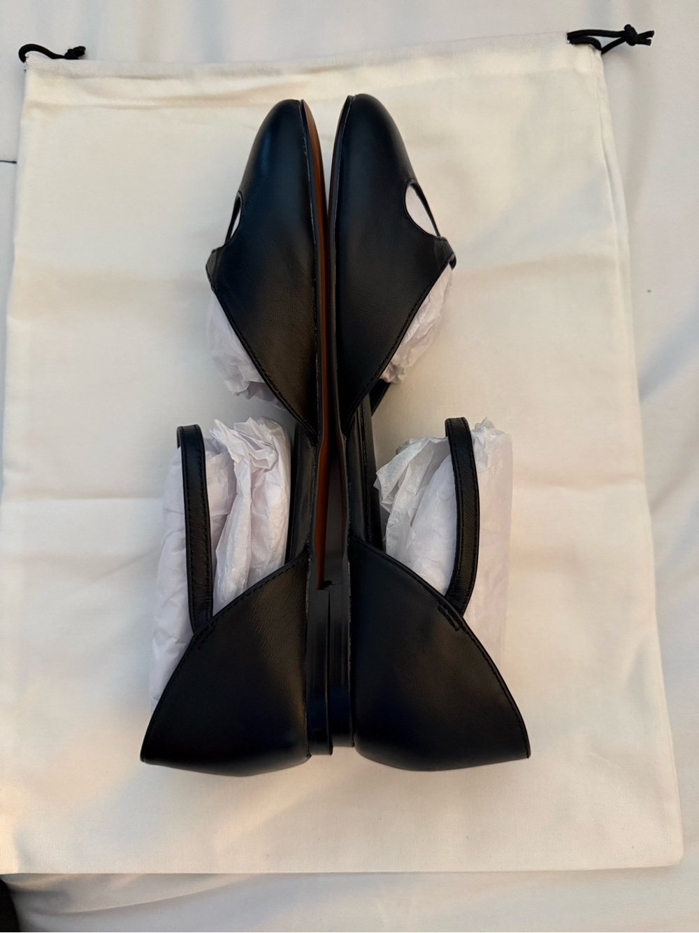 Madewell Hester Ankle-Strap d'Orsay Flats — Black - Picture 5 of 6